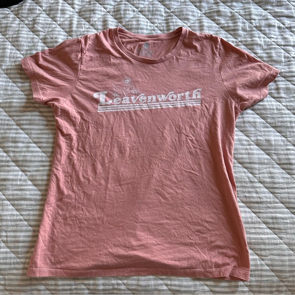 Pink Leavenworth Washington Tee